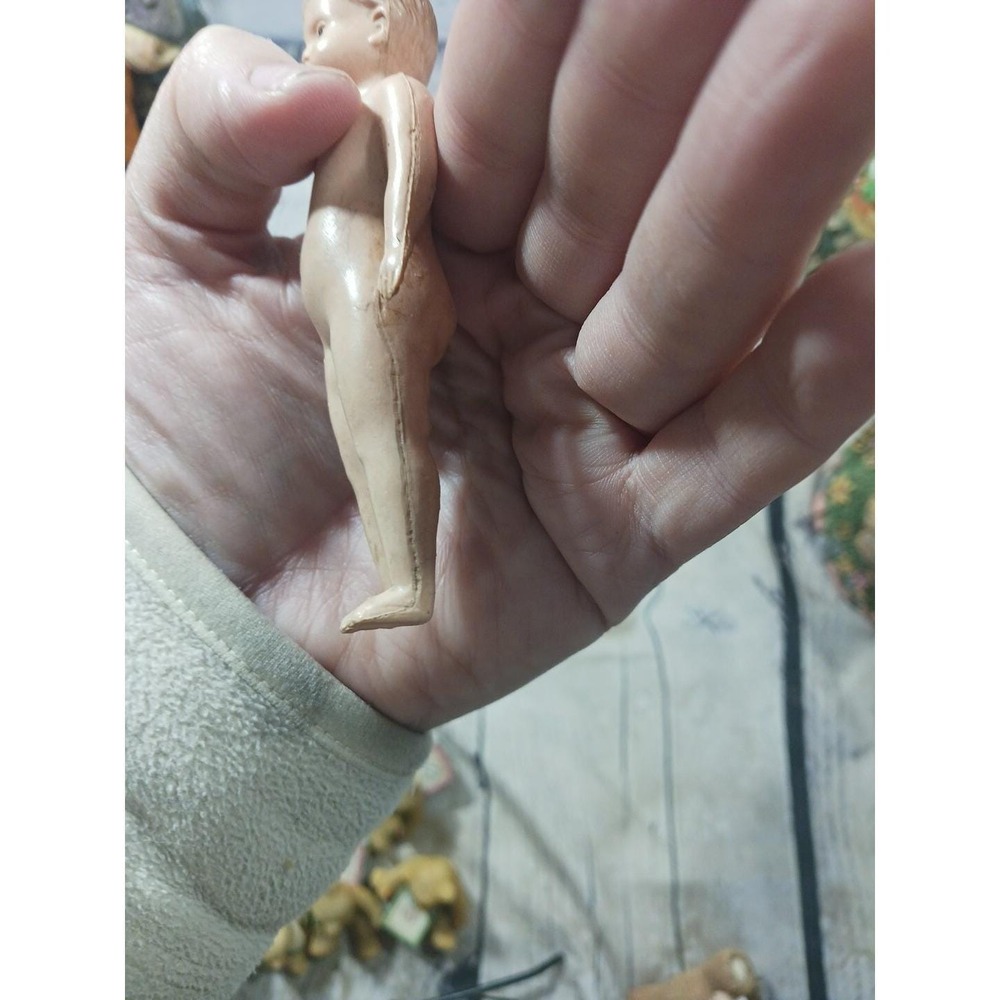 Vintage‎ 1940s Irwin Celluloid Doll – 4" Miniature Rigid Plastic Figure – READ - Picture 9 of 10
